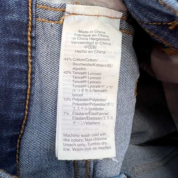 Madewell Jeans Women's 26 (2) Blue The 10" High Rise Skinny Preppy Normcore - Picture 8 of 13